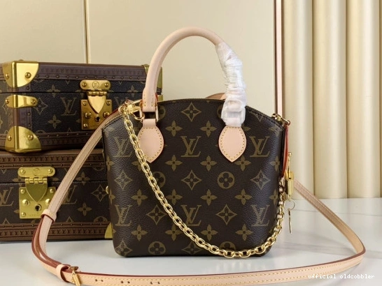 Official oldcobbler BB-15*19*7CM VUITTON LOUIS Lockit 0711